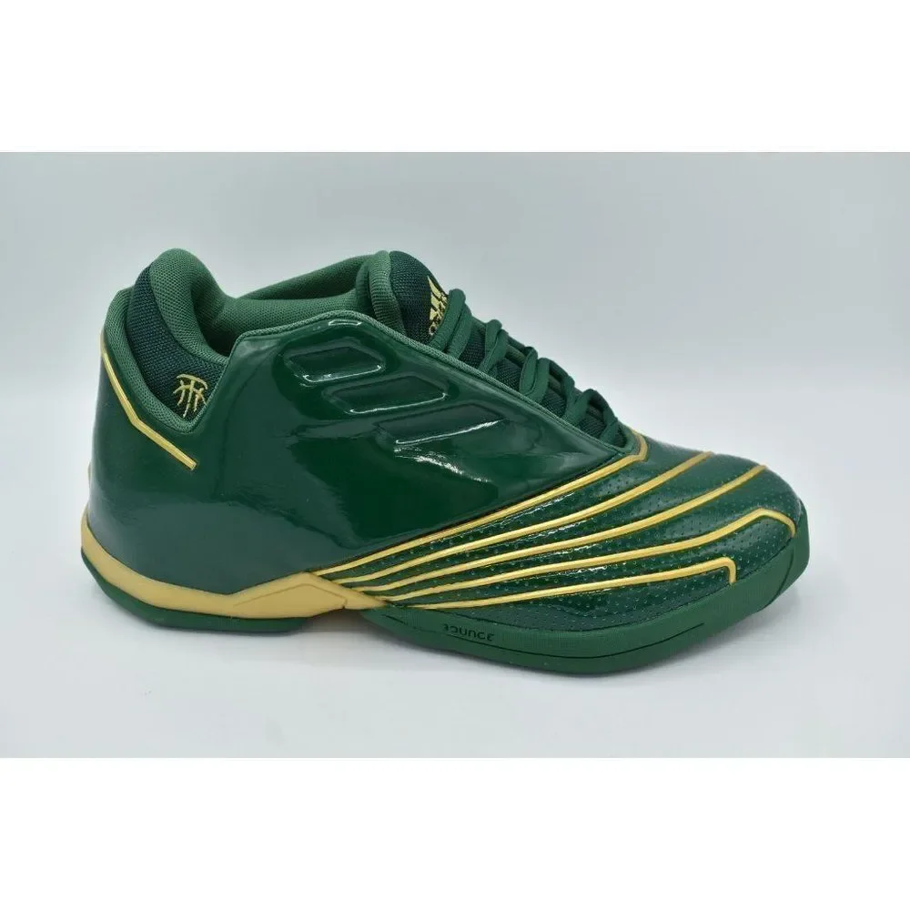 Adidas Size Mens 8 Womens 9 TMAC 2 Restomod Green Gold Basketball Shoes Sneakers